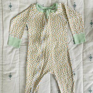 Clementine-Print Pajamas / Romper